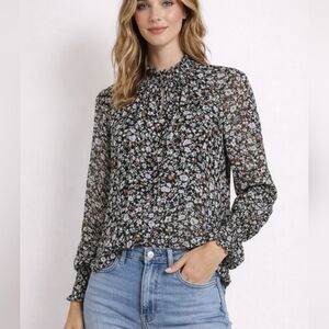 INWEAR FLORAL BLOUSE SIZE 14